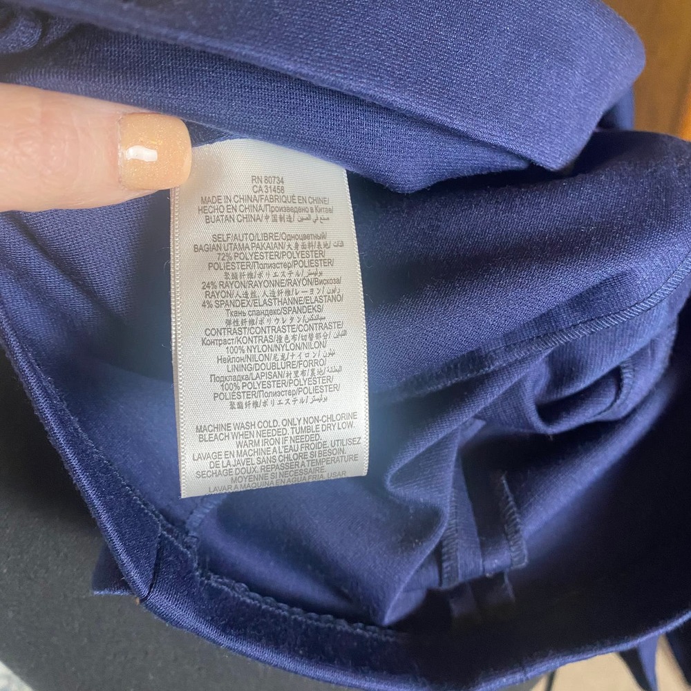 BCBGeneration NWT Womens‎ Size 6 Sleeveless Navy Dress - Picture 10 of 12